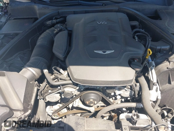 2019 Genesis G80 3.8L with VIN KMHGN4JE6KU296277, listed as a IAAI auction lot 42826288 with 57,471 mi miles and . Bid and sale history available at DreamBid. Image 10.