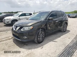 2016 Nissan Rogue SL with VIN 5N1AT2MT2GC880571, listed as a Copart auction lot 59388553 with 79,901 mi miles and Salvage Title. Bid and sale history available at carsss.com. Image 1.