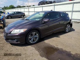 2013 Honda CR-Z EX with VIN JHMZF1D68DS001058, listed as a Copart auction lot 64054265 with 126,810 mi miles and Salvage title. Bid and sale history available at DreamBid. Image 1.