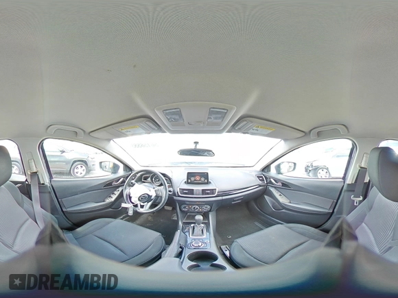 2015 Mazda 3 i Touring with VIN 3MZBM1V77FM128103, listed as a Copart auction lot 56156555 with 107,460 mi miles and Salvage Title. Bid and sale history available at DreamBid. Image 14.