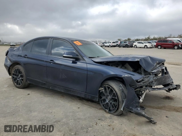 2015 BMW 3 Series 320i with VIN WBA3B1C51FK139956, listed as a Copart auction lot 46886685 with 133,042 mi miles and Salvage Title. Bid and sale history available at carsss.com. Image 4.