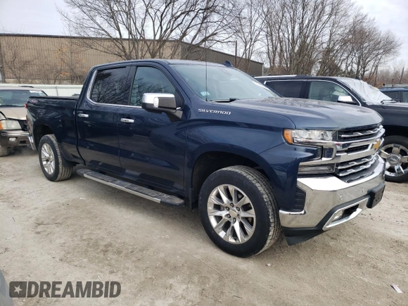 2020 Chevrolet Silverado 1500 LTZ with VIN 3GCUYGED2LG241850, listed as a Copart auction lot 47477065 with 31,589 mi miles and Salvage Title. Bid and sale history available at DreamBid. Image 4.