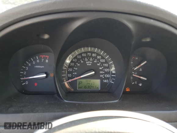 2009 Kia Spectra LX with VIN KNAFE221295606992, listed as a Copart auction lot 72767494 with 163,041 mi miles and Salvage Title. Bid and sale history available at carsss.com. Image 9.