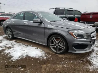 2015 Mercedes-Benz CLA 45 AMG with VIN WDDSJ5CB7FN179672, listed as a Copart auction lot 47369574 with 69,032 mi miles and . Bid and sale history available at DreamBid. Image 4.