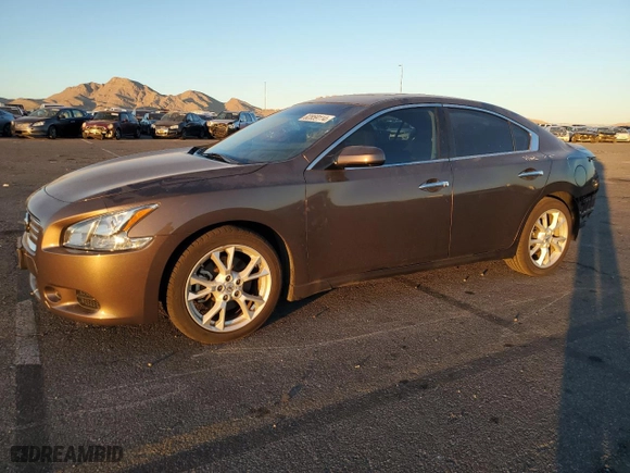 2013 Nissan Maxima 3.5 SV w/Sport Pkg with VIN 1N4AA5AP0DC818820, listed as a Copart auction lot 82859114 with 38,124 mi miles and Salvage Title. Bid and sale history available at carsss.com. Image 1.