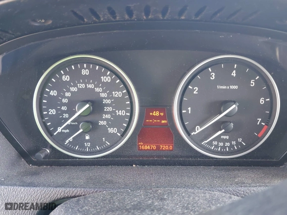 2011 BMW X5 35i with VIN 5UXZV4C5XBL412661, listed as a IAAI auction lot 41810470 with 168,470 mi miles. Bid and sale history available at carsss.com. Image 7.