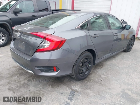 2020 Honda Civic LX with VIN 2HGFC2F63LH530442, listed as a IAAI auction lot 42071650 with 38,520 mi miles and . Bid and sale history available at DreamBid. Image 4.