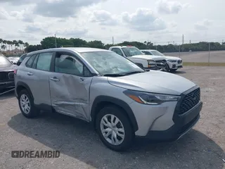 2024 Toyota Corolla Cross L with VIN 7MUAAAAG2RV090223, listed as a IAAI auction lot 41869085 with 79,605 mi miles and . Bid and sale history available at DreamBid. Image 1.