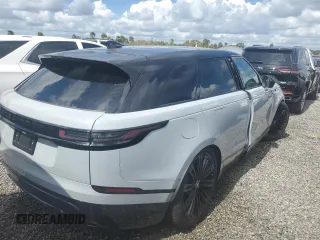 2025 Land Rover Range Rover Velar Dynamic SE z VIN SALYL2EX9SA393675, wystawiony jako Copart lot #74065714 z przebiegiem Nie podano mil oraz Nie do naprawy • Non repairable. Historia ofert i sprzedaży dostępna na DreamBid. Obrazek 3.