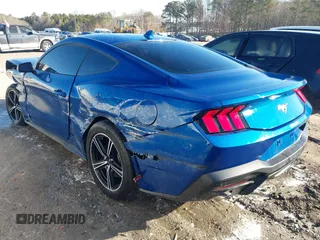 2024 Ford Mustang EcoBoost with VIN 1FA6P8TH5R5122123, listed as a IAAI auction lot 41294633 with 16,893 mi miles. Bid and sale history available at carsss.com. Image 3.