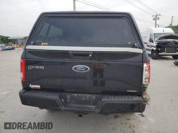 2016 Ford F-150 XLT with VIN 1FTEW1EFXGKF02911, listed as a Copart auction lot 57268625 with 114,794 mi miles and Salvage title. Bid and sale history available at DreamBid. Image 6.