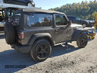 2022 Jeep Wrangler Sport with VIN 1C4HJXAG1NW227710, listed as a Copart auction lot 71744683 with 17,740 mi miles and . Bid and sale history available at DreamBid. Image 3.