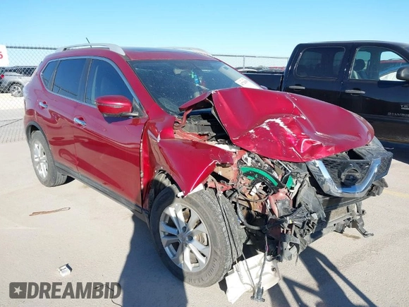 2016 Nissan Rogue SL with VIN 5N1AT2MT6GC884378, listed as a IAAI auction lot 41728309 with 130,258 mi miles. Bid and sale history available at carsss.com. Image 1.