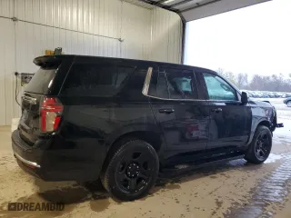 2022 Chevrolet Tahoe Commercial with VIN 1GNSKLED5NR271095, listed as a Copart auction lot 81087534 with 23,252 mi miles and Salvage Title. Bid and sale history available at carsss.com. Image 3.