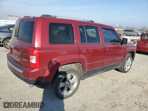 2013 Jeep Patriot Limited z VIN 1C4NJRCBXDD123811, wystawiony jako Copart lot #42999455 z przebiegiem 131 075 mil mil oraz Czysty tytuł • Clean title. Historia ofert i sprzedaży dostępna na DreamBid. Obrazek 3.