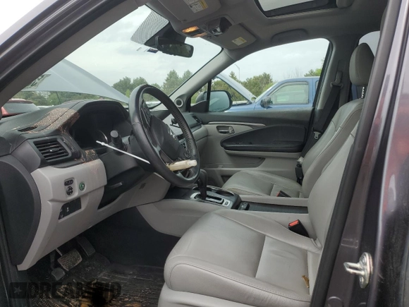 2020 Honda Pilot EX-L with VIN 5FNYF5H57LB006558, listed as a Copart auction lot 55172095 with 58,863 mi miles and Salvage title. Bid and sale history available at DreamBid. Image 7.