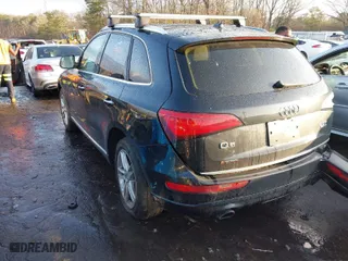 2015 Audi Q5 Premium Plus with VIN WA1LFAFP9FA093927, listed as a IAAI auction lot 41534996 with 112,966 mi miles. Bid and sale history available at carsss.com. Image 3.