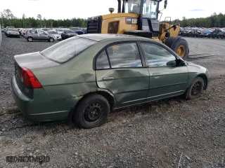 2003 Honda Civic DX with VIN 2HGES16453H906694, listed as a Copart auction lot 60205664 with 379,495 mi miles and Clean Title. Bid and sale history available at carsss.com. Image 3.