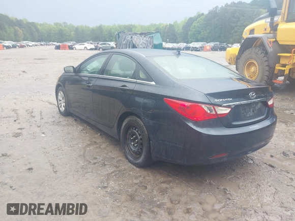 2012 Hyundai Sonata GLS with VIN 5NPEB4AC8CH356946, listed as a IAAI auction lot 41988172 with 169,614 mi miles. Bid and sale history available at carsss.com. Image 3.