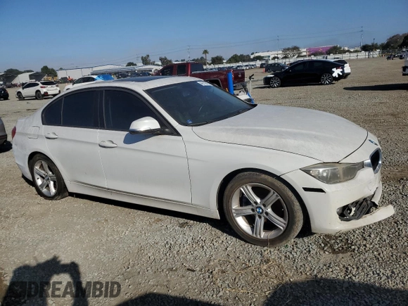 2013 BMW 3 Series 328i with VIN WBA3A5C58DF352435, listed as a Copart auction lot 46179425 with 142,839 mi miles and Salvage Title. Bid and sale history available at carsss.com. Image 4.