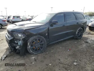 2018 Dodge Durango R/T z VIN 1C4SDJCT6JC341279, wystawiony jako Copart lot #51673045 z przebiegiem Nie podano mil oraz Szkoda całkowita • Salvage title. Historia ofert i sprzedaży dostępna na DreamBid. Obrazek 1.