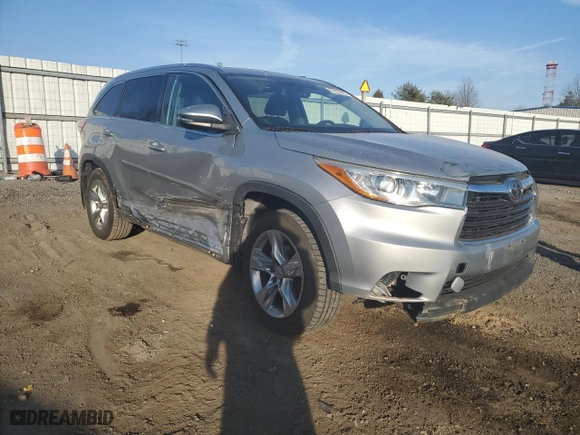 2015 Toyota Highlander Limited with VIN 5TDDKRFH5FS178442, listed as a Copart auction lot 47457445 with 119,795 mi miles and Salvage Title. Bid and sale history available at carsss.com. Image 4.