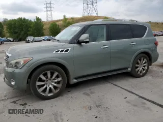 2012 Infiniti QX56 8-passenger with VIN JN8AZ2NC6C9317598, listed as a Copart auction lot 66712755 with 174,062 mi miles and Clean title. Bid and sale history available at DreamBid. Image 1.