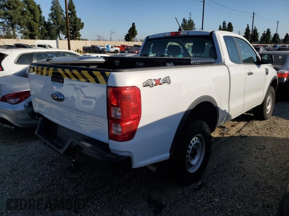 2021 Ford Ranger XL with VIN 1FTER1FHXMLD60010, listed as a Copart auction lot 45132135 with 38,237 mi miles and Salvage Title. Bid and sale history available at DreamBid. Image 3.