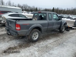 2009 Ford Ranger XLT with VIN 1FTYR44E49PA55223, listed as a Copart auction lot 46581095 with 345,210 mi miles and Clean Title. Bid and sale history available at carsss.com. Image 3.