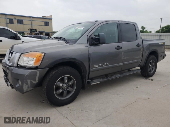 2013 Nissan Titan S with VIN 1N6AA0EC3DN314882, listed as a Copart auction lot 55065935 with 124,299 mi miles and Clean Title. Bid and sale history available at DreamBid. Image 1.