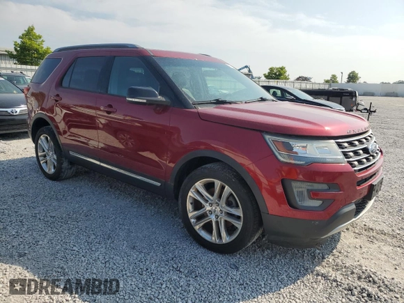 2017 Ford Explorer XLT with VIN 1FM5K8D8XHGB73537, listed as a Copart auction lot 62698455 with 196,979 mi miles and Clean title. Bid and sale history available at DreamBid. Image 4.