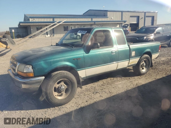 1998 Ford Ranger XL with VIN 1FTYR14U6WPA97765, listed as a Copart auction lot 48428105 with 253,932 mi miles and Salvage title. Bid and sale history available at DreamBid. Image 1.