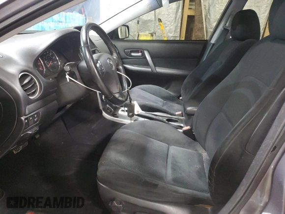 2007 Mazda 6 i Touring with VIN 1YVHP80C775M55684, listed as a Copart auction lot 50104955 with 49,608 mi miles and Salvage Title. Bid and sale history available at DreamBid. Image 7.
