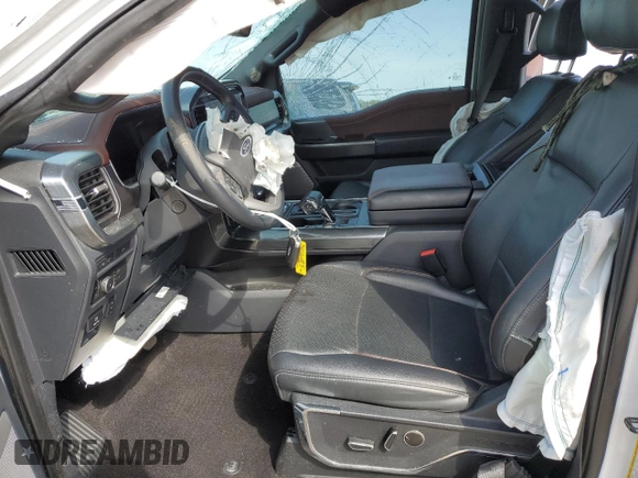 2022 Ford F-150 XL with VIN 1FTFW1ED2NFA67195, listed as a Copart auction lot 45288185 with 57,295 mi miles and Non Repairable. Bid and sale history available at carsss.com. Image 7.