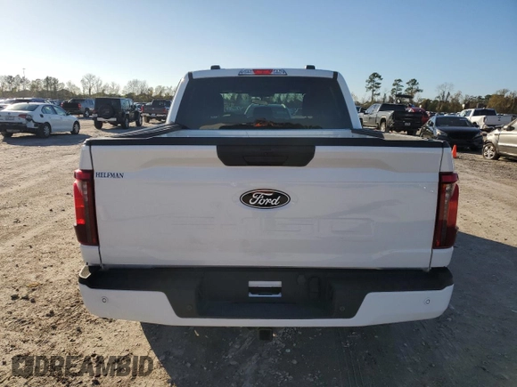 2024 Ford F-150 STX with VIN 1FTEW2KP2RKE14473, listed as a Copart auction lot 87237644 with 1,837 mi miles and Salvage Title. Bid and sale history available at carsss.com. Image 6.
