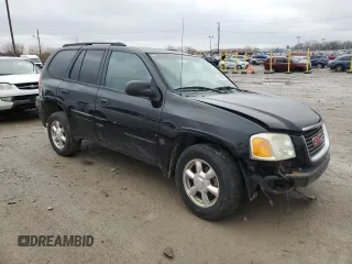 2005 GMC Envoy SLT with VIN 1GKDT13S952165475, listed as a Copart auction lot 44102465 with 0 mi miles and Salvage Title. Bid and sale history available at carsss.com. Image 4.