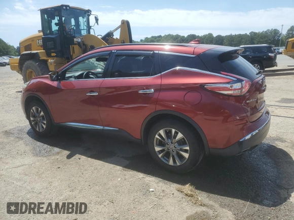 2018 Nissan Murano SV with VIN 5N1AZ2MG6JN155181, listed as a Copart auction lot 52548185 with 95,879 mi miles and Non Repairable. Bid and sale history available at DreamBid. Image 2.