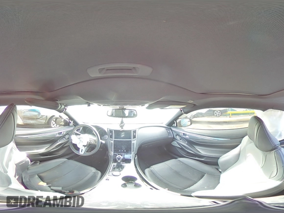 2022 Infiniti Q60 Luxe with VIN JN1EV7KL1NM630376, listed as a Copart auction lot 54434485 with 28,477 mi miles and Salvage title. Bid and sale history available at DreamBid. Image 14.
