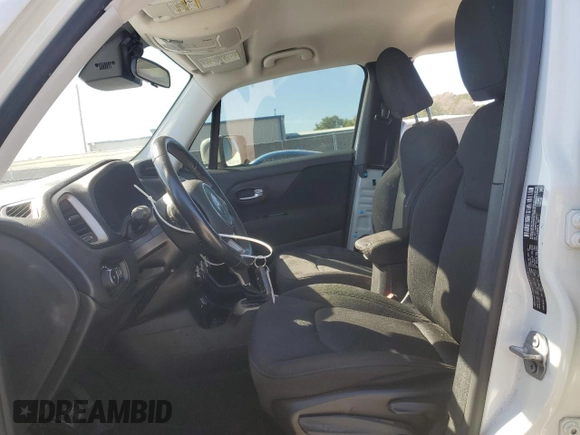 2017 Jeep Renegade Latitude with VIN ZACCJABB7HPG43613, listed as a Copart auction lot 50196975 with 107,434 mi miles and Salvage Title. Bid and sale history available at carsss.com. Image 7.