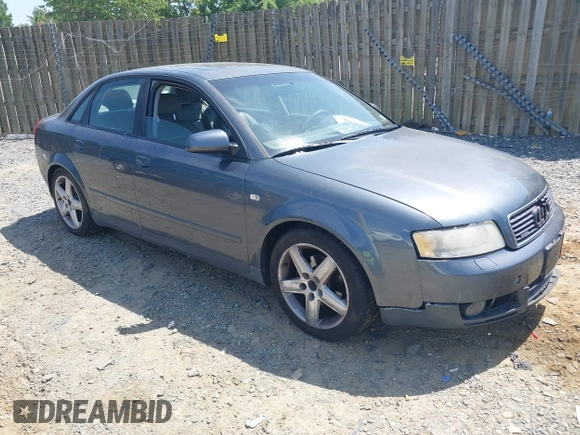2003 Audi A4 1.8T z VIN WAULC68E13A211131, wystawiony jako IAAI lot #42320859 z przebiegiem 174 158 mil mil oraz . Historia ofert i sprzedaży dostępna na DreamBid. Obrazek 1.