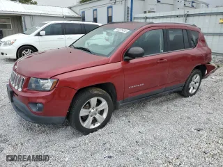 2015 Jeep Compass Sport with VIN 1C4NJDBB8FD269051, listed as a Copart auction lot 44205435 with 123,577 mi miles and Salvage Title. Bid and sale history available at carsss.com. Image 1.