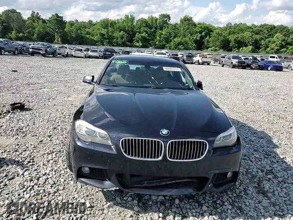 2013 BMW 5 Series 535i with VIN WBAFR7C50DC828552, listed as a Copart auction lot 60445315 with 174,832 mi miles and Salvage title. Bid and sale history available at DreamBid. Image 13.