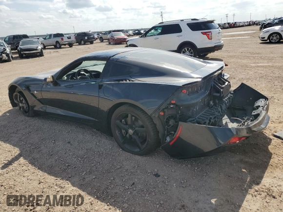 2015 Chevrolet Corvette 1LT z VIN 1G1YB2D73F5110187, wystawiony jako Copart lot #53357065 z przebiegiem 115 387 mil mil oraz Szkoda całkowita • Salvage title. Historia ofert i sprzedaży dostępna na DreamBid. Obrazek 2.