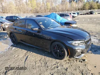 2022 BMW 3 Series M340i xDrive with VIN 3MW5U9J09N8C36136, listed as a Copart auction lot 76598524 with 45,311 mi miles and Salvage Title. Bid and sale history available at carsss.com. Image 4.