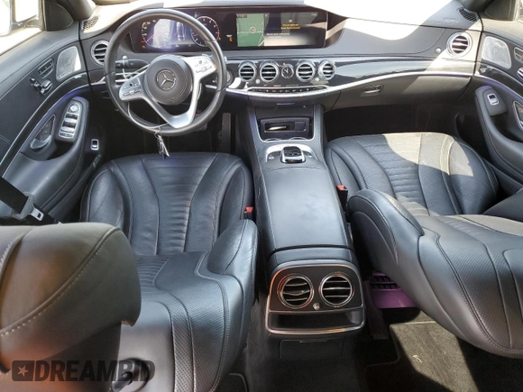 2020 Mercedes-Benz S 560 with VIN WDDUG8DB8LA512195, listed as a Copart auction lot 46340135 with 95,133 mi miles and Salvage Title. Bid and sale history available at DreamBid. Image 8.