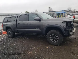 2017 Toyota Tacoma SR5 with VIN 3TMDZ5BN0HM021436, listed as a Copart auction lot 51812125 with 123,812 mi miles and Salvage Title. Bid and sale history available at carsss.com. Image 4.