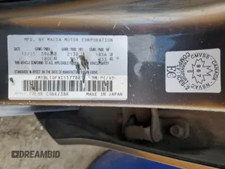 2012 Mazda 3 i Sport with VIN JM1BL1UFXC1577881, listed as a Copart auction lot 50912085 with 230,436 mi miles and Salvage Title. Bid and sale history available at DreamBid. Image 13.