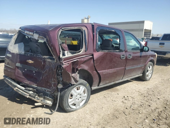 2006 Chevrolet Uplander LS Fleet with VIN 1GNDV23L36D203977, listed as a Copart auction lot 47850075 with 0 mi miles and Salvage Title. Bid and sale history available at carsss.com. Image 3.