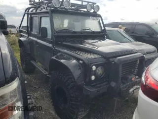 1994 Land Rover Defender with VIN SALLDHMF8MA941901, listed as a Copart auction lot 75521374 with Not provided miles and Salvage title. Bid and sale history available at DreamBid. Image 4.