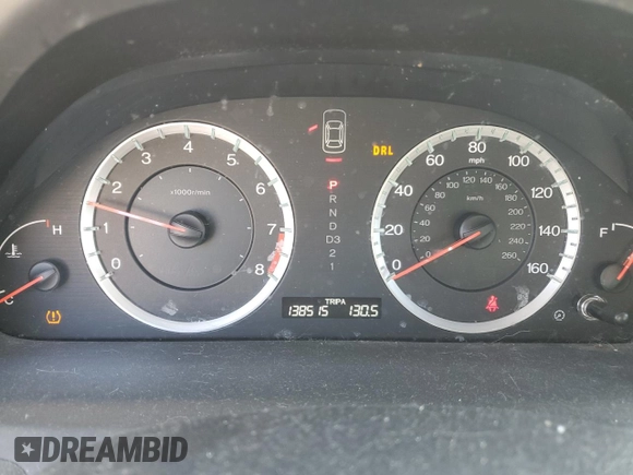 2009 Honda Accord EX with VIN 1HGCP26799A092047, listed as a Copart auction lot 59555835 with 138,515 mi miles and Salvage title. Bid and sale history available at DreamBid. Image 9.